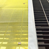 GrippGrid Yellow FR Grid Mesh Matting 90 ft x 5 ft